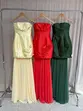 VESTIDO LONGO DOIS EM UM ZEBELINE SAIA CHIFFON SORI