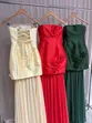 VESTIDO LONGO DOIS EM UM ZEBELINE SAIA CHIFFON SORI