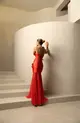 VESTIDO LONGO DOIS EM UM ZEBELINE SAIA CHIFFON SORI