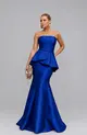 VESTIDO LONGO TOMARA QUE CAIA PEPLUM ZIBELINE SORI