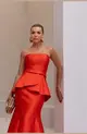 VESTIDO LONGO TOMARA QUE CAIA PEPLUM ZIBELINE SORI