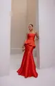 VESTIDO LONGO TOMARA QUE CAIA PEPLUM ZIBELINE SORI