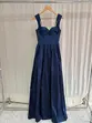 VESTIDO LONGO TAFETA REGATA MEIA TAÇA SORI