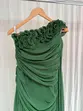 VESTIDO LONGO DRAPEADO CHIFFON CAPA FLORES SORI