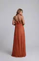 VESTIDO LONGO CHIFFON FLORES SORI