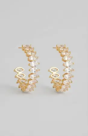 BRINCO ARGOLA COM ZIRCONIA