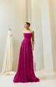 VESTIDO LONGO CHIFON TQC CORSET SOBREPOSTO