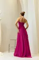 VESTIDO LONGO CHIFON TQC CORSET SOBREPOSTO