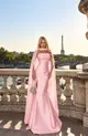 VESTIDO LONGO TQC ZIBELINE CAPA CHIFON