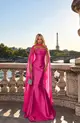 VESTIDO LONGO TQC ZIBELINE CAPA CHIFON