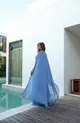 VESTIDO LONGO TOMARA QUE CAIA DRAPEADO CAPA FLOR